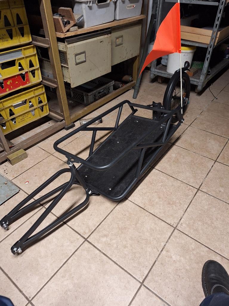 Fietskar mono wheel, Ophalen, Vering, Onbekend, Bagagekar