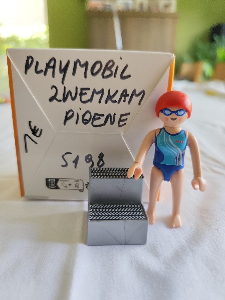 Playmobil 5198 zwemkampioen, Ophalen, Gebruikt, Complete set, Figuren