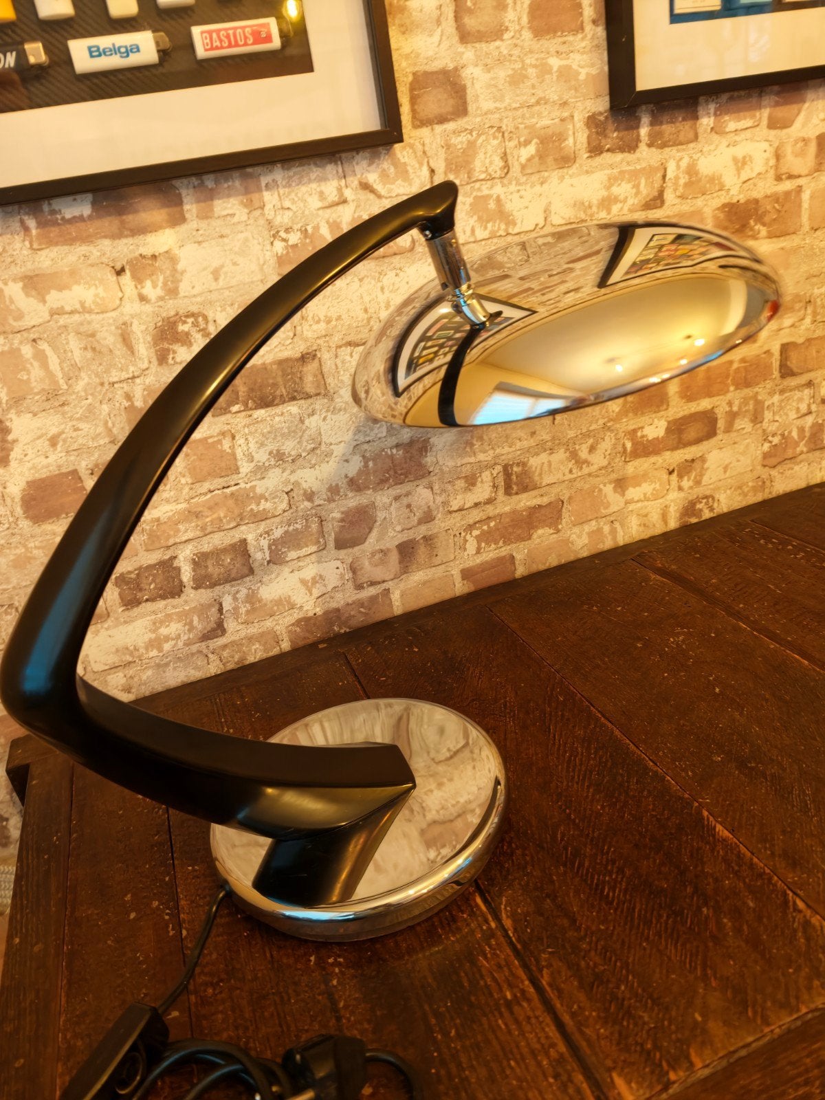 vintage lampe fase boumerang 64, Argenté, Enlèvement, Vintage