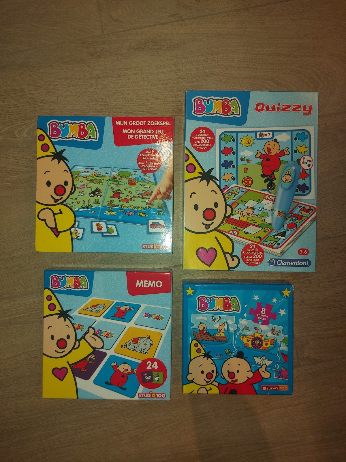 4 Bumba spelletjes, Ophalen of Verzenden, Gebruikt, Puzzelen, Met geluid