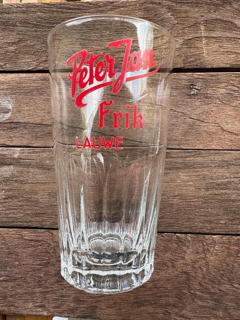 Peter Jan Frik  - Brouwerij Lauwe, Verzamelen, Ophalen of Verzenden, Gebruikt, Glas of Glazen, Overige merken