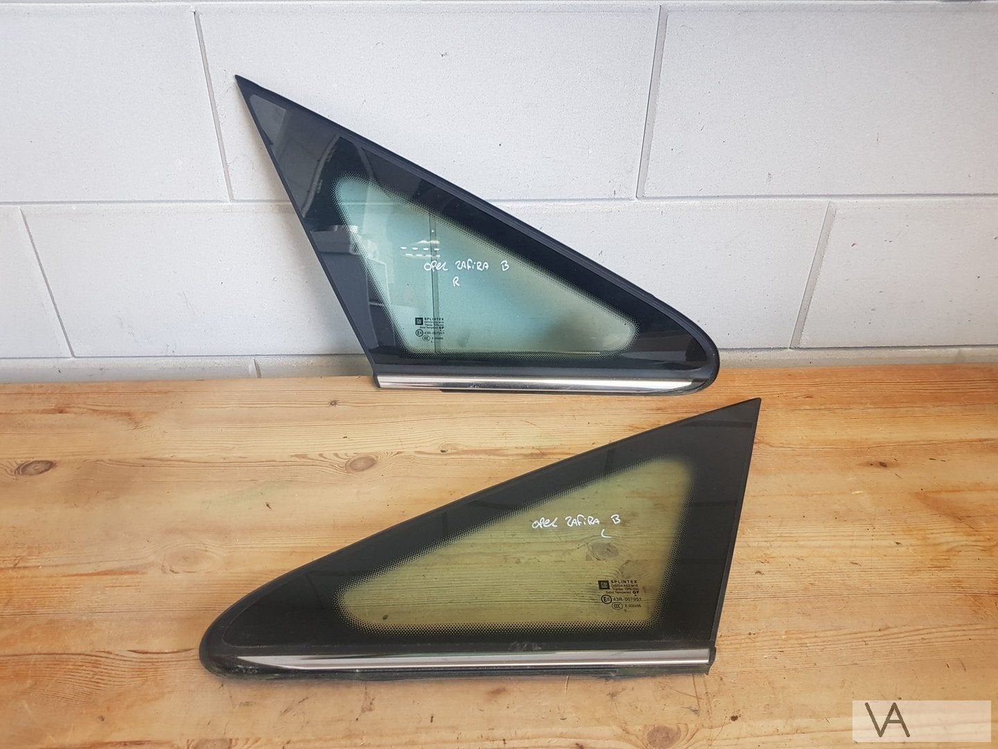 Opel Zafira B 2005 - 2012 zijruit ruit vooraan rechts €20, -, Opel, Utilisé, -