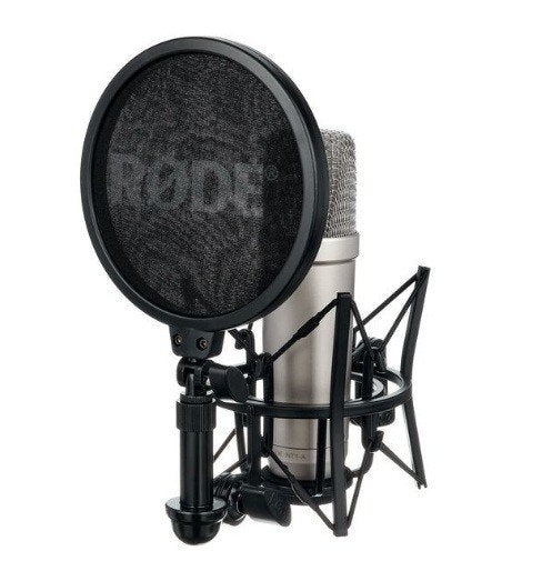 Studiomicrofoon met arm, Audio, Tv en Foto, Ophalen, Zo goed als nieuw, Audio
