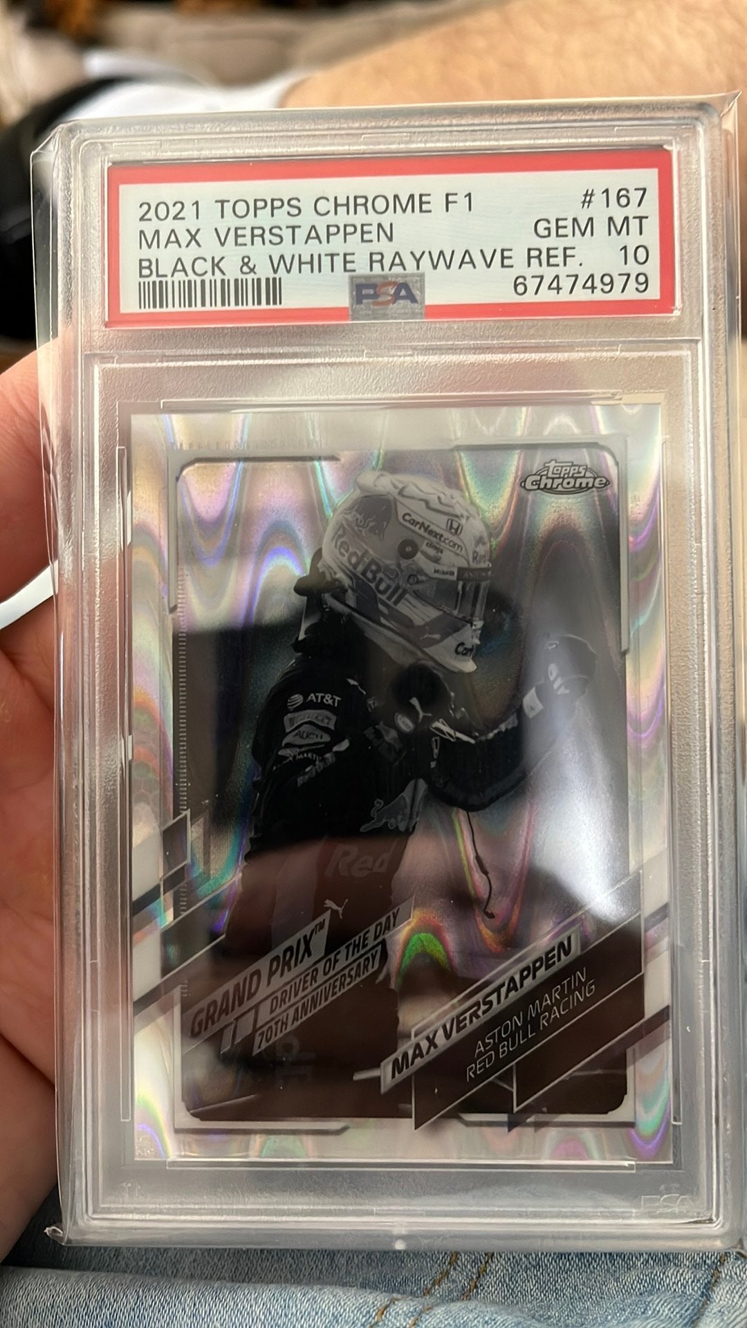 2021 topps chrome F1 max verstappen, Ophalen of Verzenden, Zo goed als nieuw