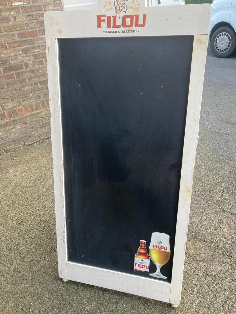 Dubbel reklamebord ., Zakelijke goederen, Ophalen, Meubilair