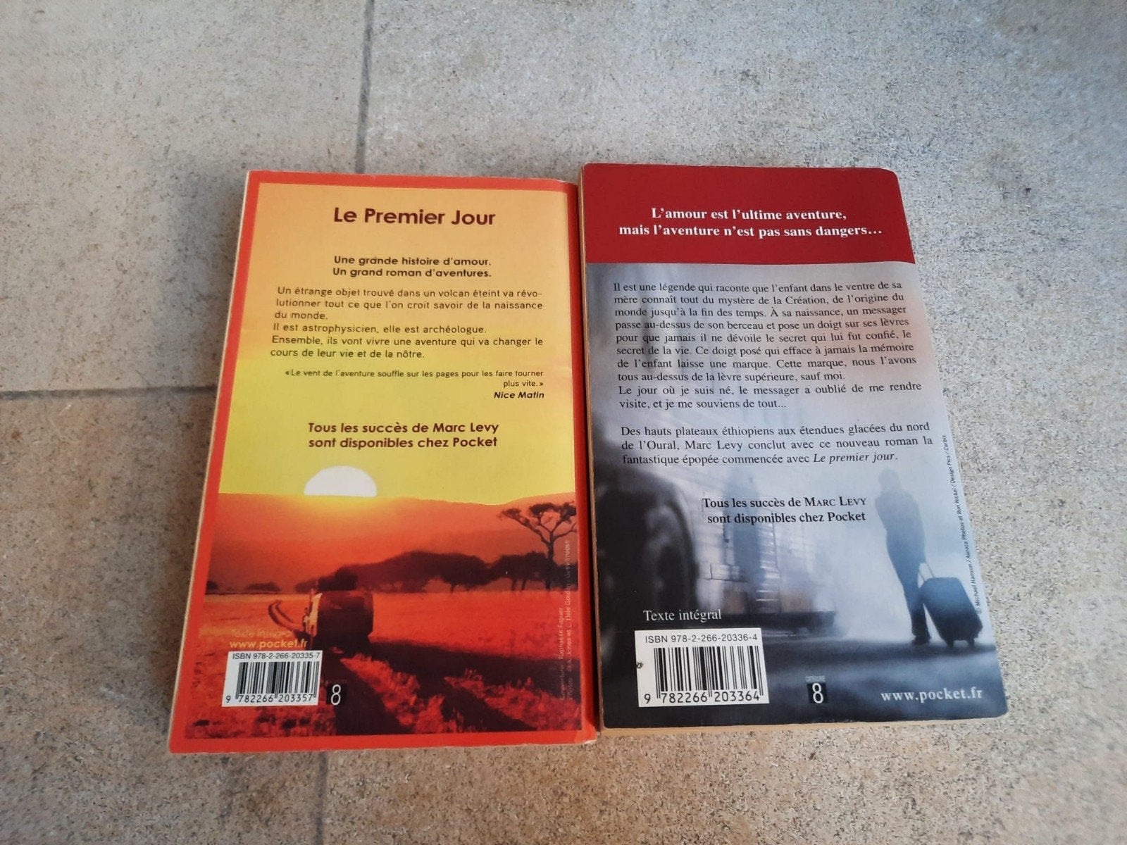 MARC LEVY - LE PREMIER JOUR & La première soirée, Enlèvement ou Envoi, Utilisé, MARC LEVY