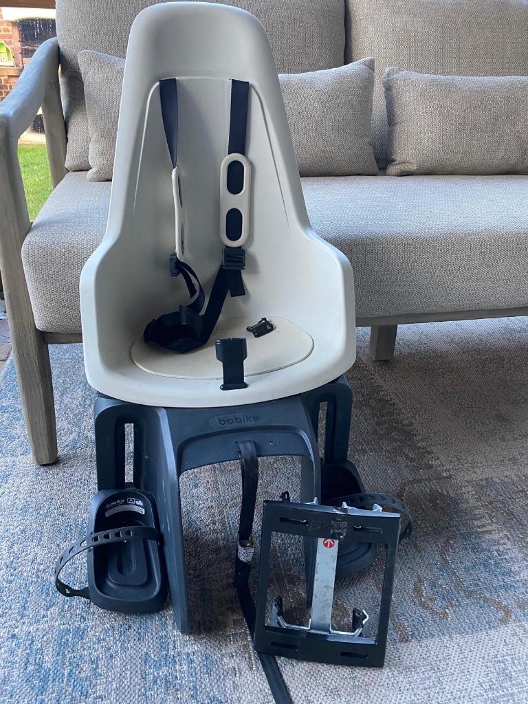 Bobike maxi go fietsstoeltje achter, Ophalen, Gebruikt, Bobike, Voetsteuntjes