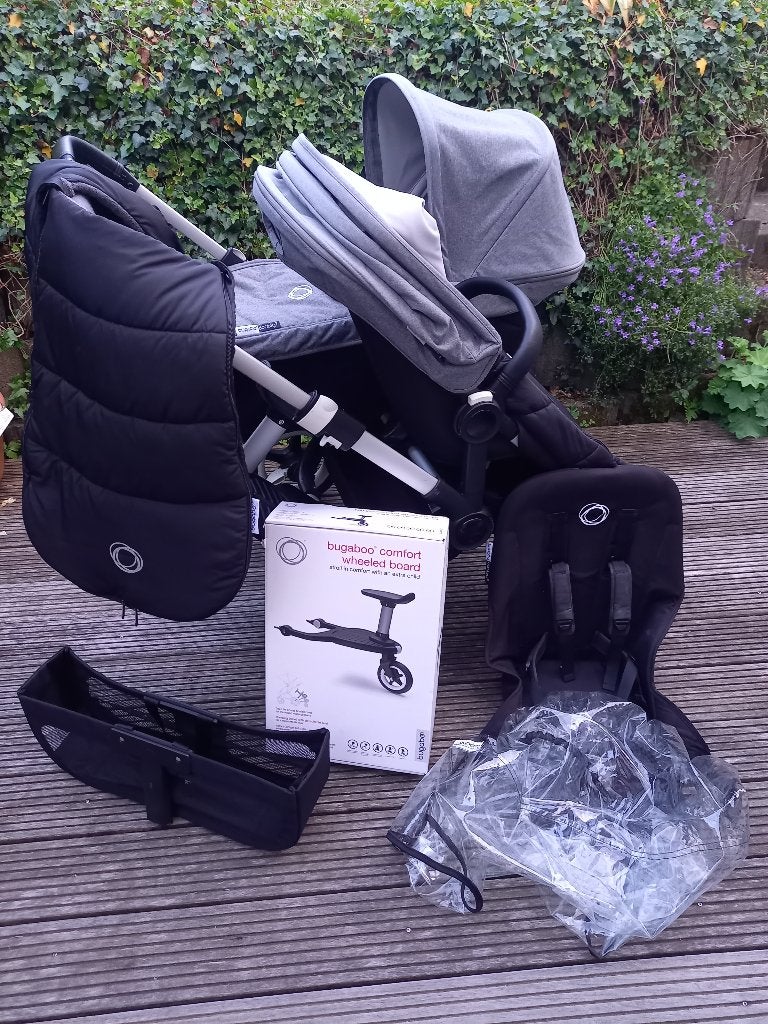 Bugaboo Donkey twin complete set, Kinderen en Baby's, Gebruikt, Bugaboo, Duowagen, Ophalen