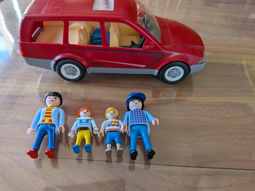 Playmobil familie auto, Ophalen