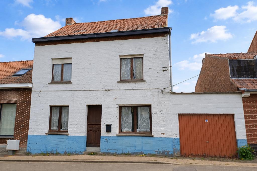 Maison à rénover idéalement située en bord de campagne, Immo, 69276 kWh/an, Maison 2 façades, 674 kWh/m²/an, Mouscron