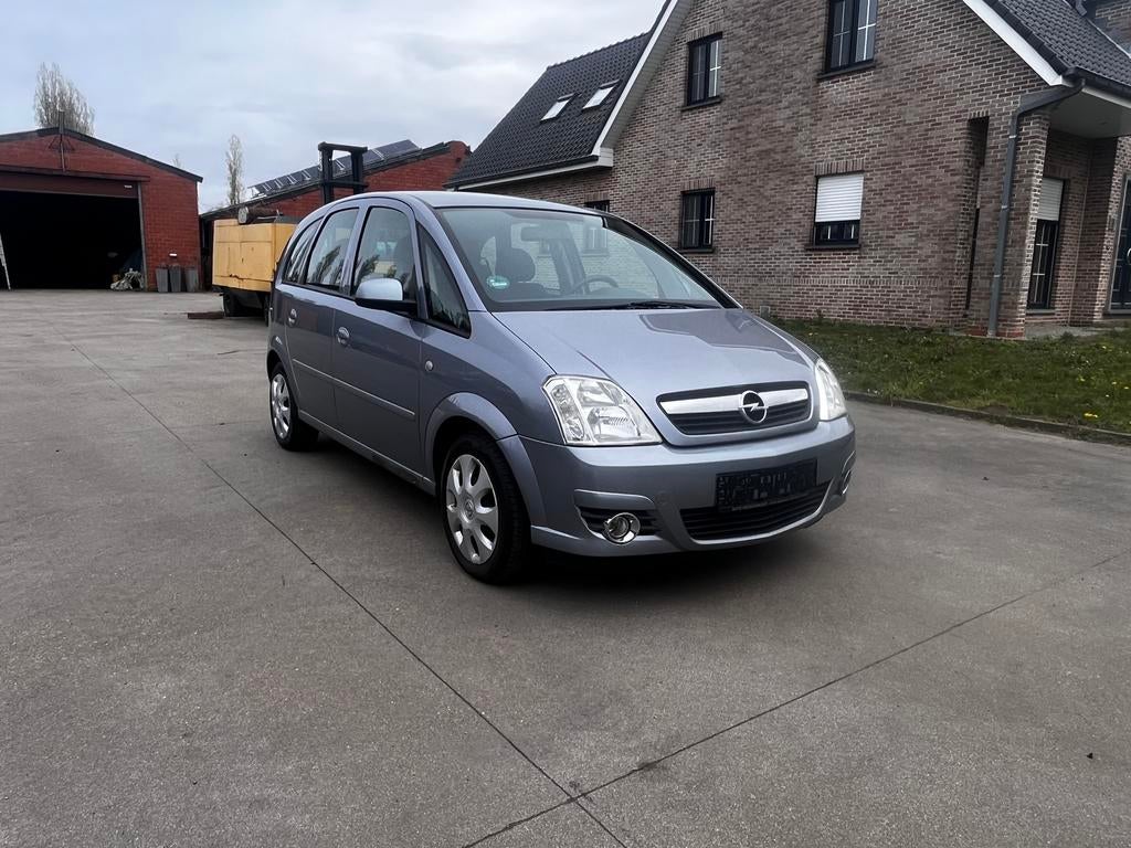 OPEL MERIVA 1.6BÉNZINE VAN 2008 AUTOMAT MET 150DKM, Auto's, Zwart, Bedrijf, Meriva, Euro 4