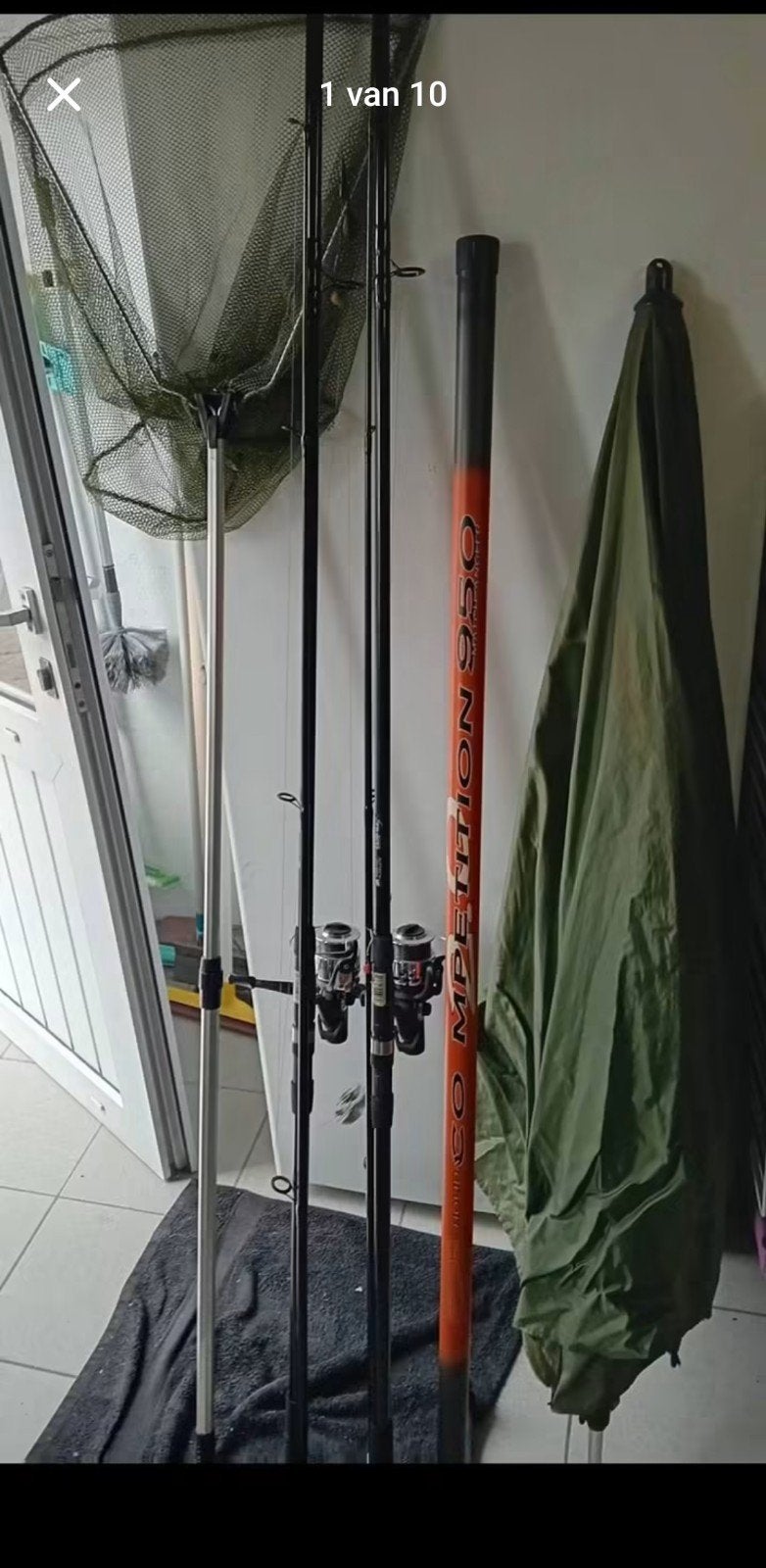karper gerief visgerief, Watersport en Boten, Ophalen
