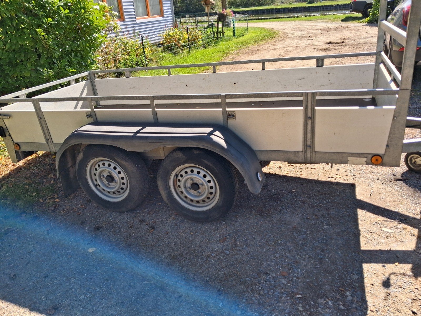 aanhangwagen ongeremd  aluminium, Ophalen of Verzenden