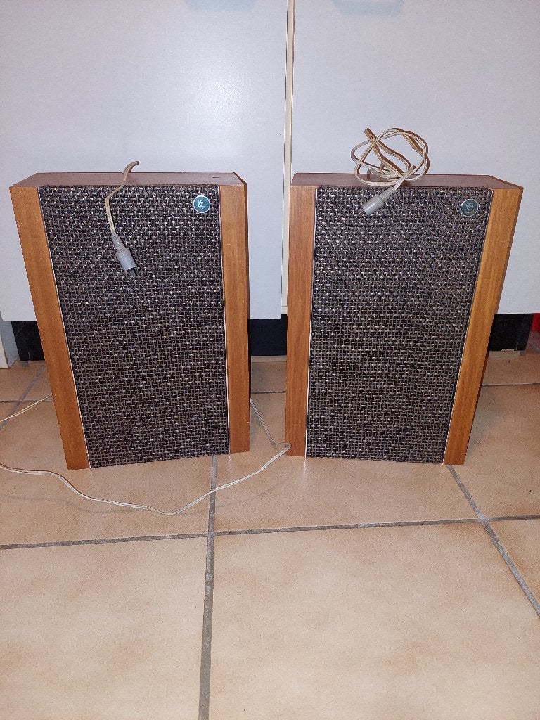 Enceintes haut parleur, Moins de 60 watts, Câbles inclus, Enlèvement, Utilisé