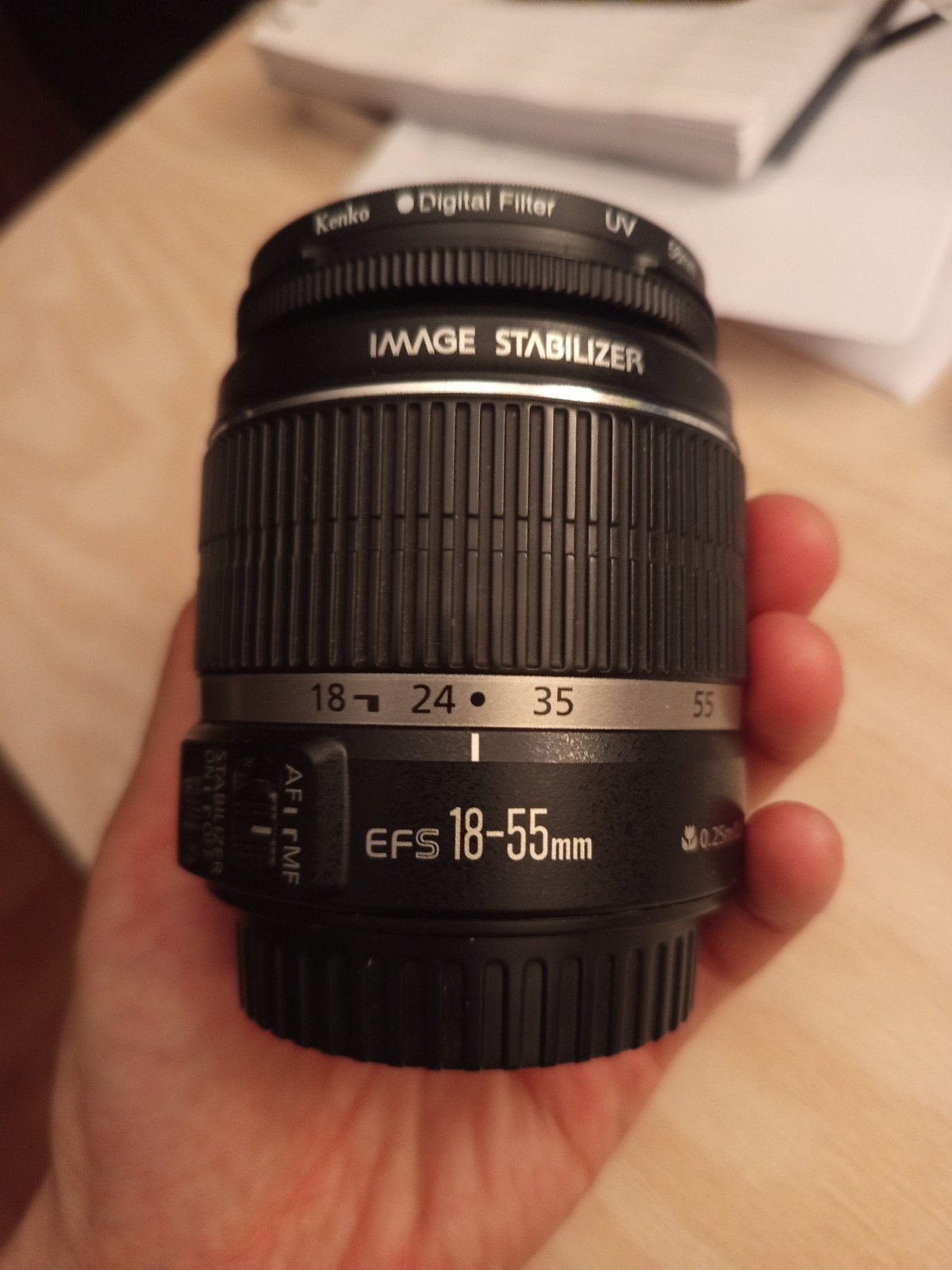 Canon zoom lens EF-S 18-55mm  58mm, Audio, Tv en Foto, Foto | Lenzen en Objectieven, Ophalen, Canon, Canon EF-S, Zoom