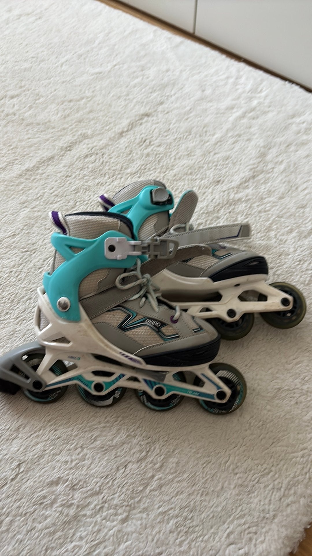 Oxelo Fit 3 verstelbare kinderskates – maat 32-35, Sport en Fitness, Skeelers, Ophalen, Verstelbaar, Zo goed als nieuw