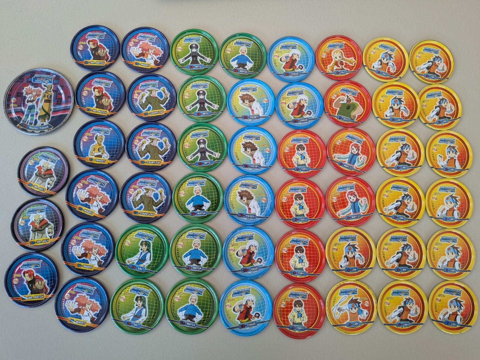 MegaMan warrior  metal tazos Cheetos Lays, Verzamelen, Ophalen of Verzenden