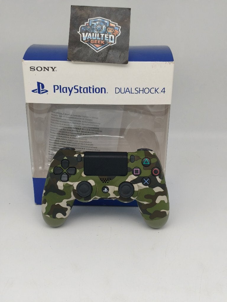 Sony PS4 DualShock 4 Controller Green Camouflage Boxed, Gebruikt, Ophalen of Verzenden, Controller, PlayStation 4