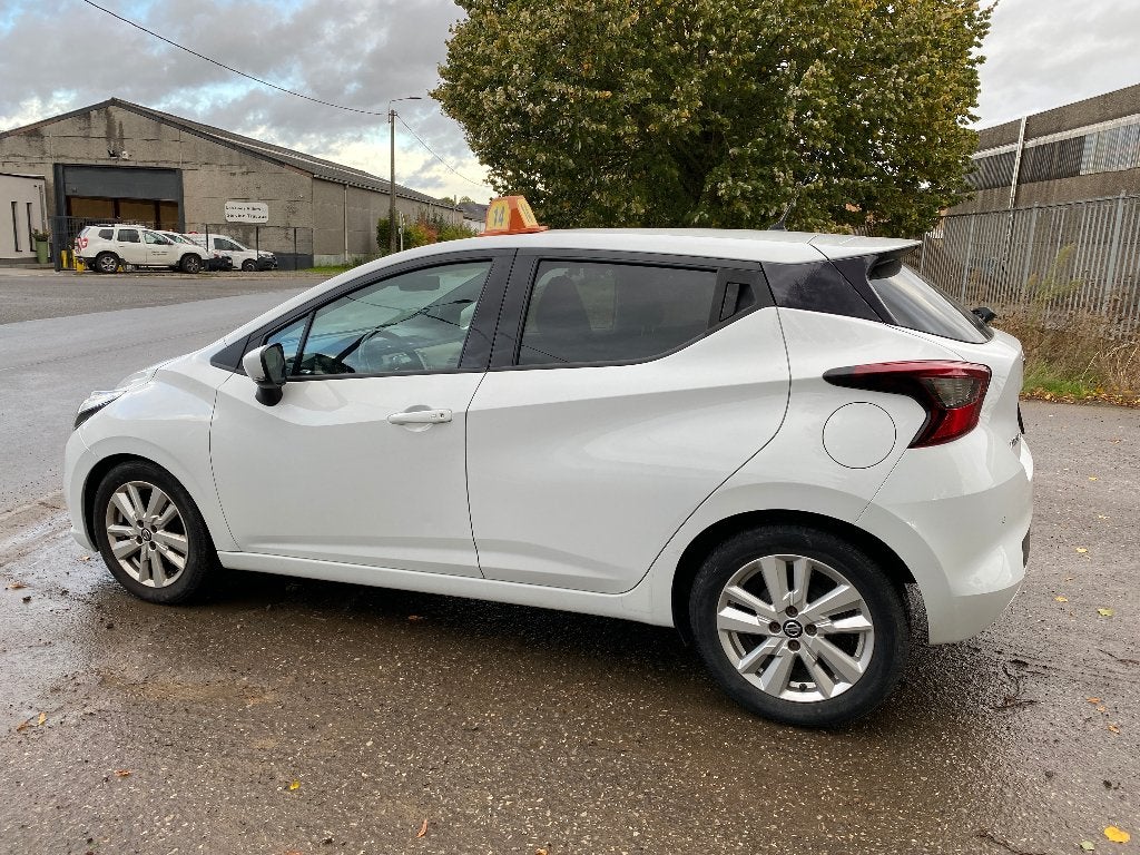 Nissan Micra 1.0 IG-T Tekna Xtronic, Auto's, Stof, Wit, https://public.car-pass.be/vhr/a5cfad18-3af6-45e1-acc0-f2dbd9bb14ca, 1000 cc