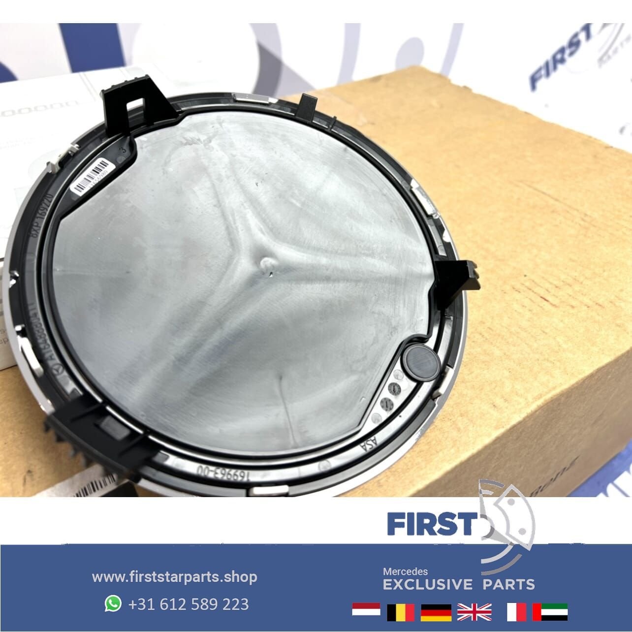 LOGO GLAS DISTRONIC STER Mercedes A45 CLA45 C63 E63 GLA45 CL, Gebruikt, -, Ophalen of Verzenden, -