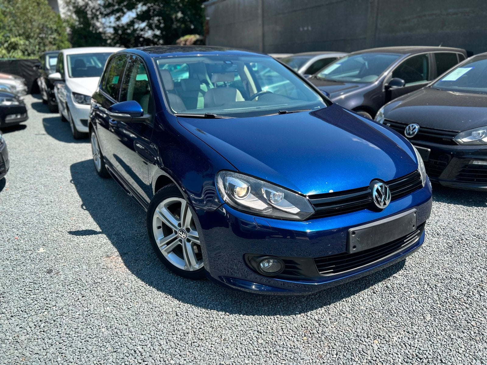 Volkswagen Golf 6 R-Line automaat, Auto's, Automaat, Euro 5, 4 cilinders, Blauw