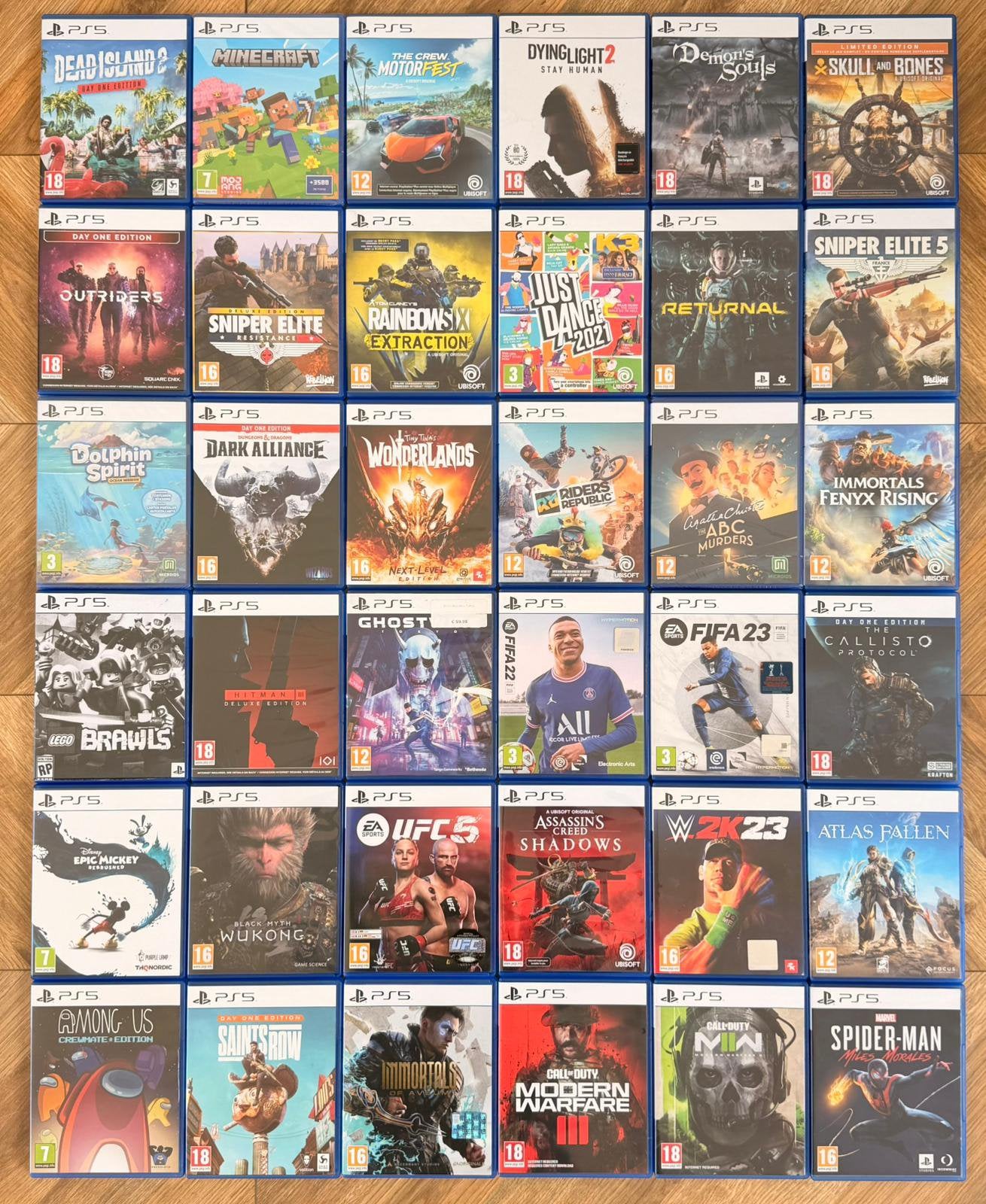Lot Van PS5/PS4 Games, Ophalen, Zo goed als nieuw, Eén computer
