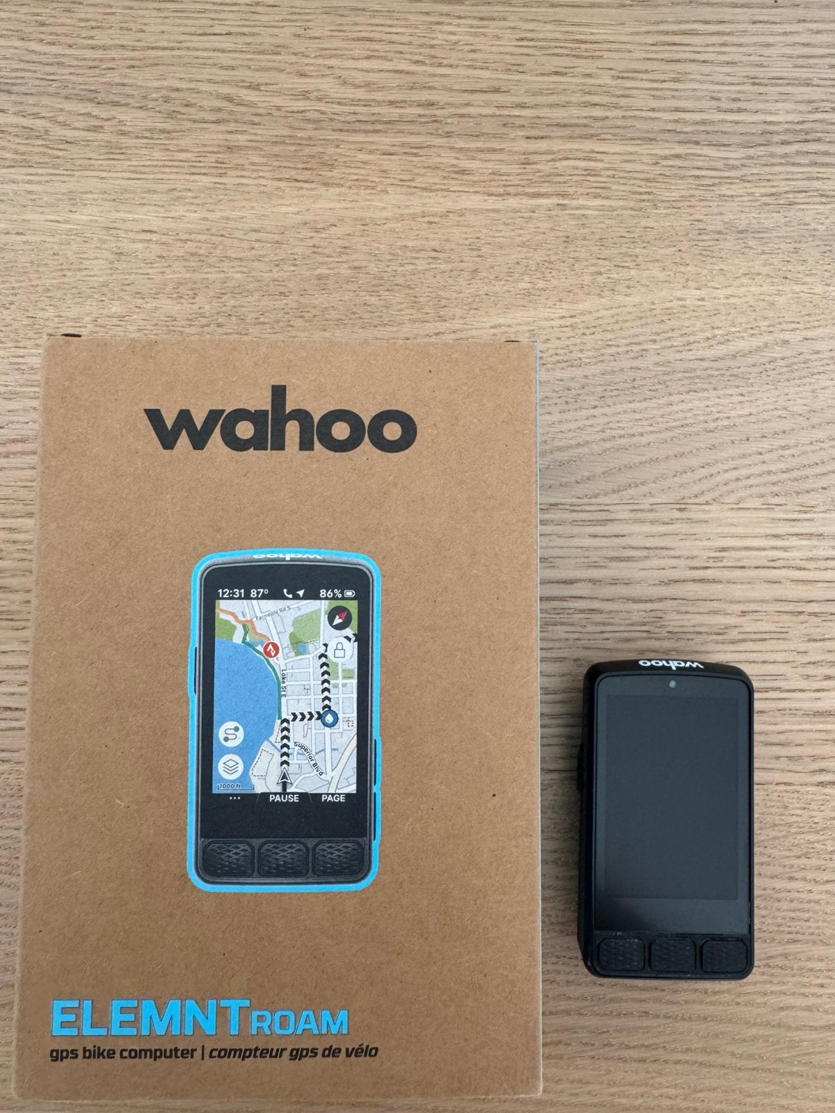 Wahoo ELEMNT ROAM 3 GPS vélo, Fietsen en Brommers, Fietsaccessoires | Fietscomputers, Ophalen, GPS, Zo goed als nieuw