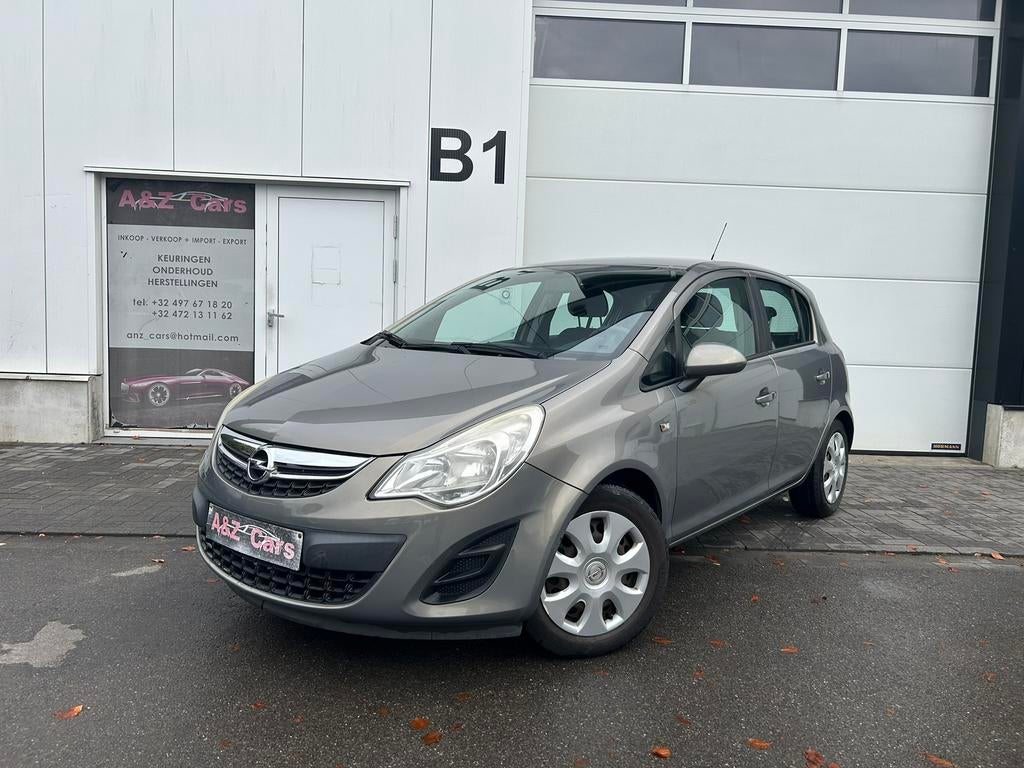 Opel Corsa 1.0i in goede staat, Euro 5, Stof, Zwart, Electronic Stability Program (ESP)