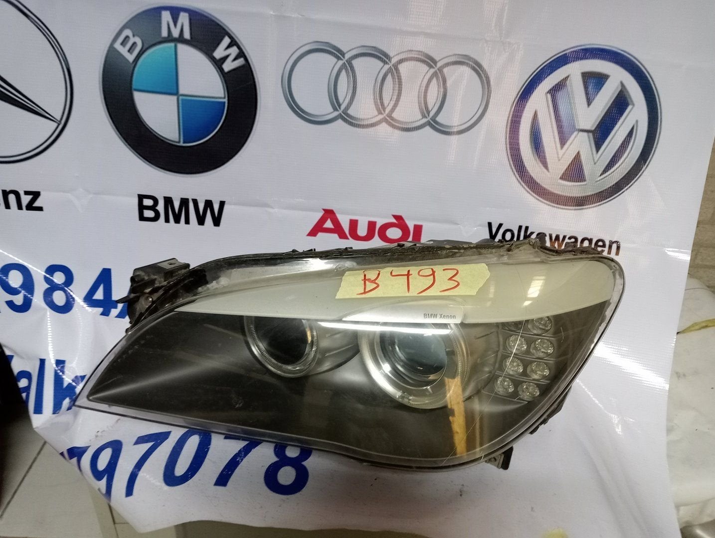 BMW 7 Serie Koplamp links  63117225229, Auto-onderdelen, Gebruikt, -, -, Ophalen of Verzenden