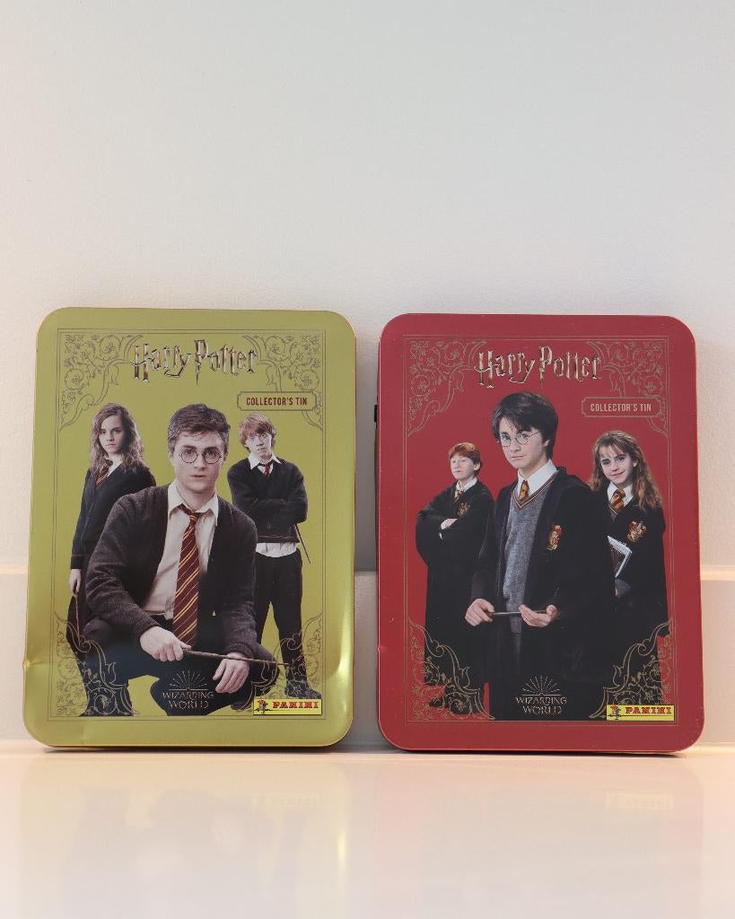 Set van 2 Harry Potter Panini verzamelblikken, Verzamelen, Ophalen of Verzenden, Zo goed als nieuw, Overige typen