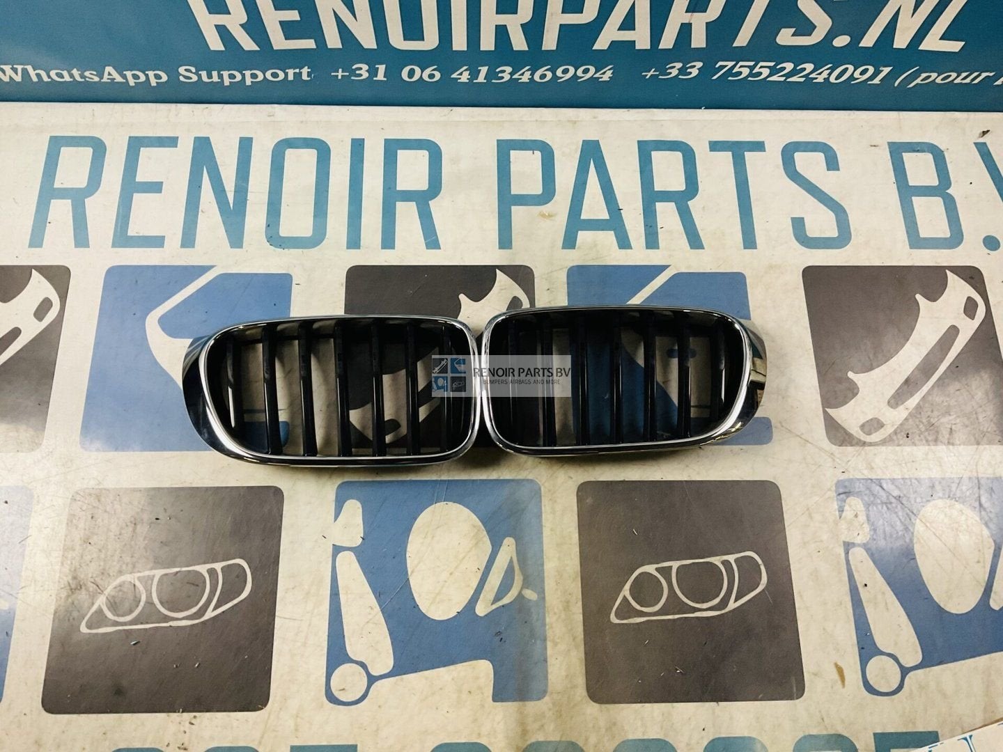 Grill Bmw X4 2014 Voorbumper Grill 1-Vitrine, Gebruikt, -, -, 6 maanden garantie