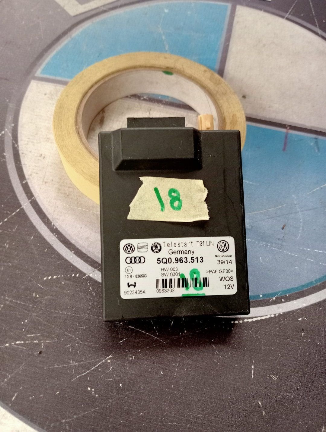 5Q0963513 Standkachel module Golf 7 Passat Sportsvan Skoda, Volkswagen, -, Utilisé, -