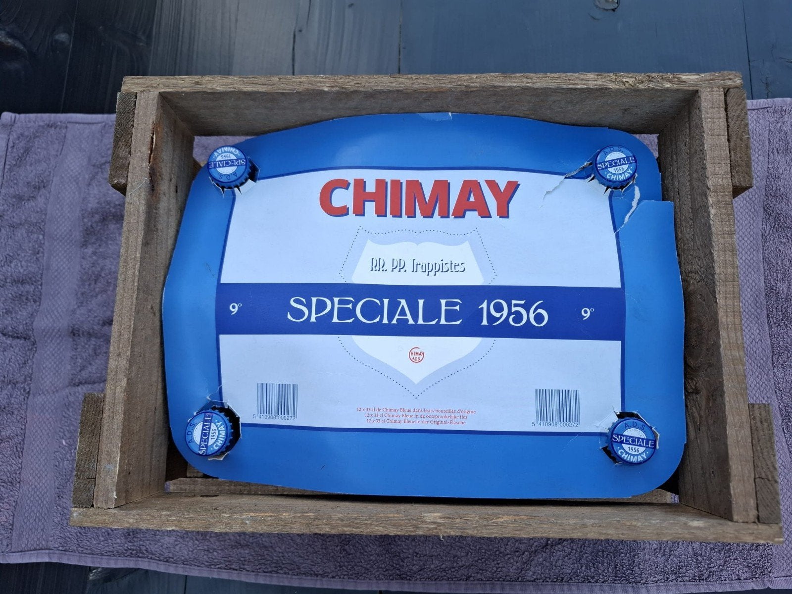 Special? een krat Chimay 1956!, Ophalen, Flesje(s)