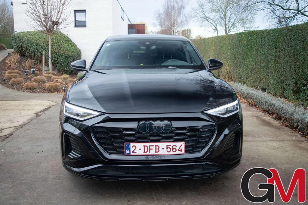 Audi Q8 e-tron Sportback 89 kWh 50 Quattro S line (bj 2023), Auto's, Automaat, Gebruikt, Zwart, 340 pk