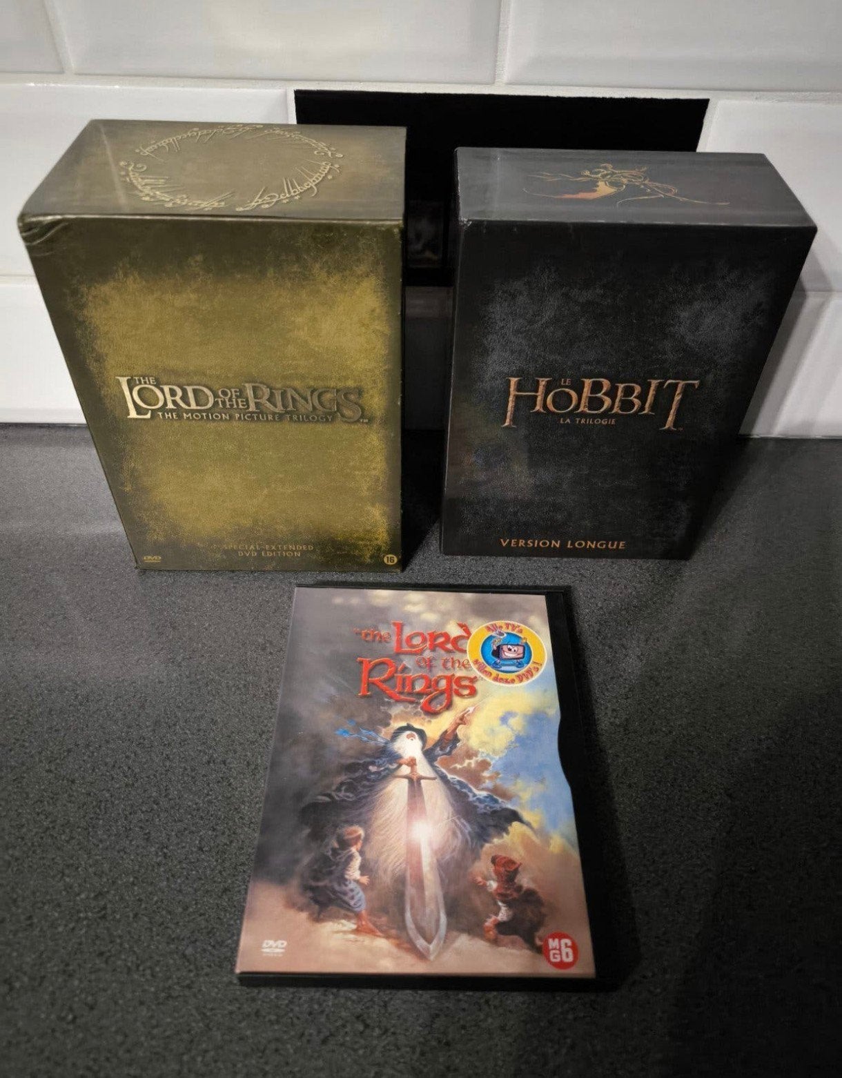 Nieuwe dvd collectie van thé lord of thé rings en thé hobbit, Ophalen of Verzenden, Engels, Engels