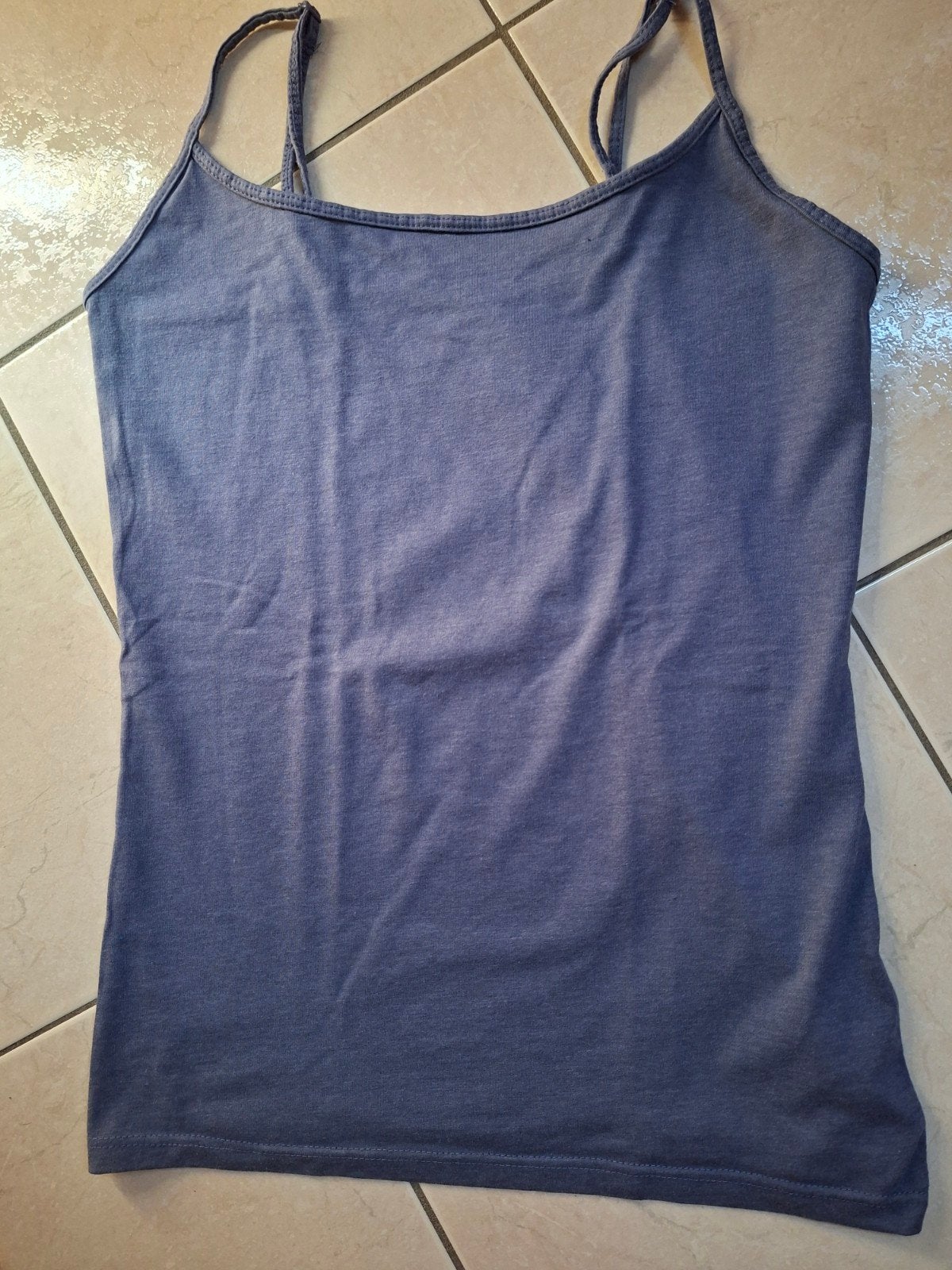 Jeansblauw topje, Kleding | Dames, Topjes, Ophalen of Verzenden, Maat 36 (S)