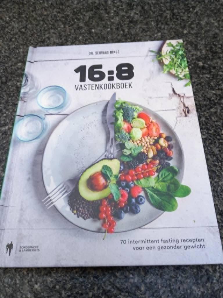 dokter servaas bingé   16:8 vastenkookboek, Boeken, Gezondheid, Dieet en Voeding, Ophalen of Verzenden, Zo goed als nieuw, Dieet en Voeding
