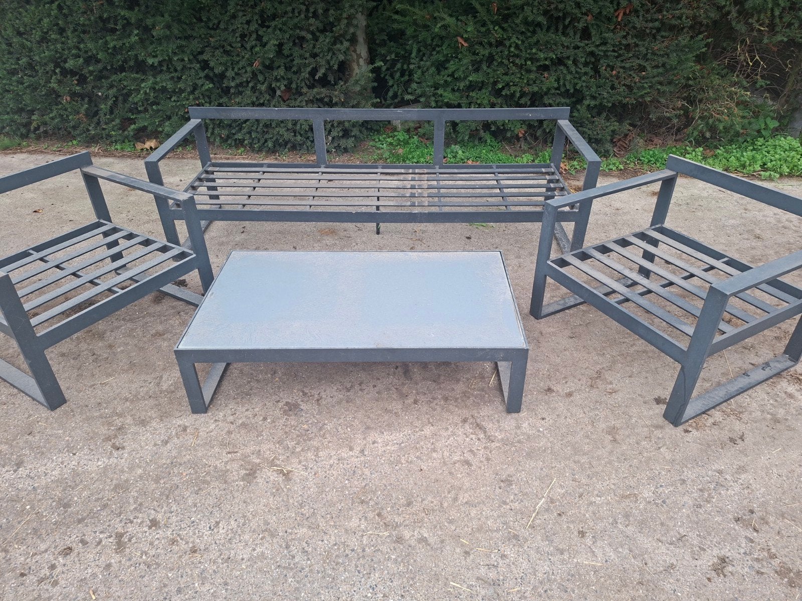 lounge, Tuin en Terras, Ophalen of Verzenden, Aluminium, 5 zitplaatsen