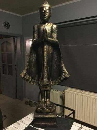 Bouddha debout en prière, Enlèvement, Neuf, Synthétique, Bouddha