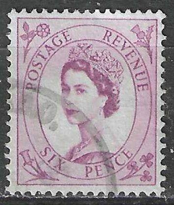 Grande-Bretagne 1952/1954 - Yvert 270 - Elisabeth II (ST), Timbres & Monnaies, Envoi, Affranchi