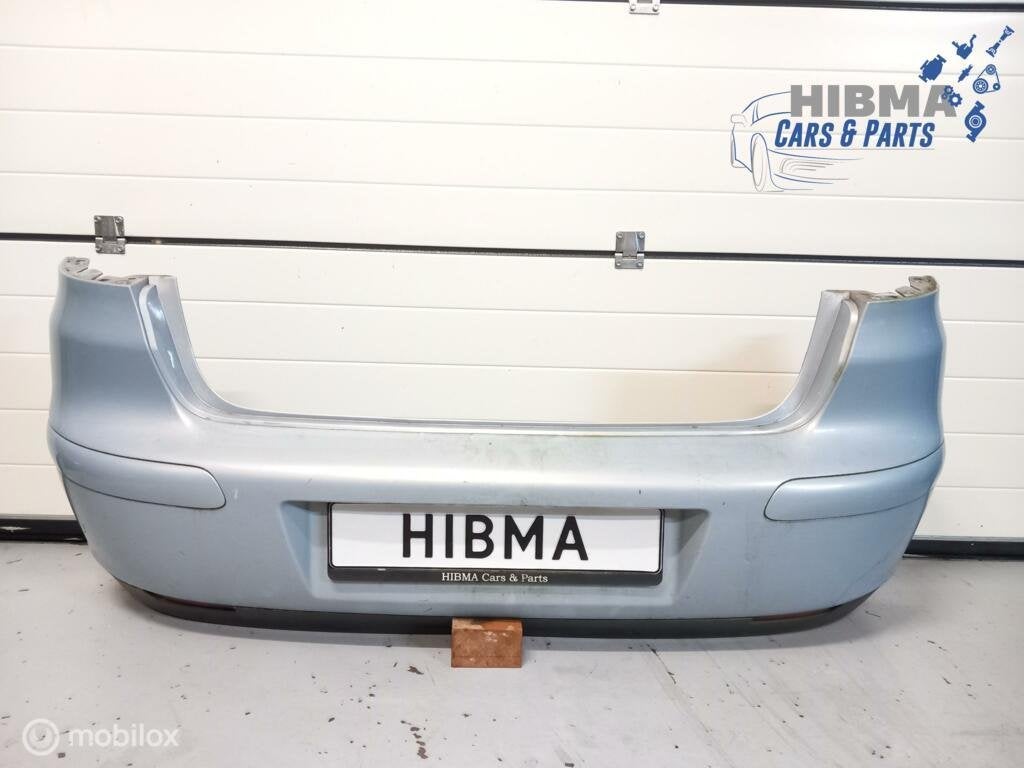 Seat Ibiza 6L Achterbumper LS5T Grijs 2002 t/m 2008, Gebruikt, Ophalen of Verzenden, Achter, Bumper
