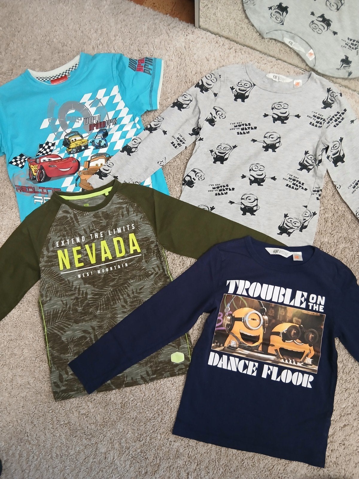 4 beaux t-shirts pour 5 euros, Enlèvement