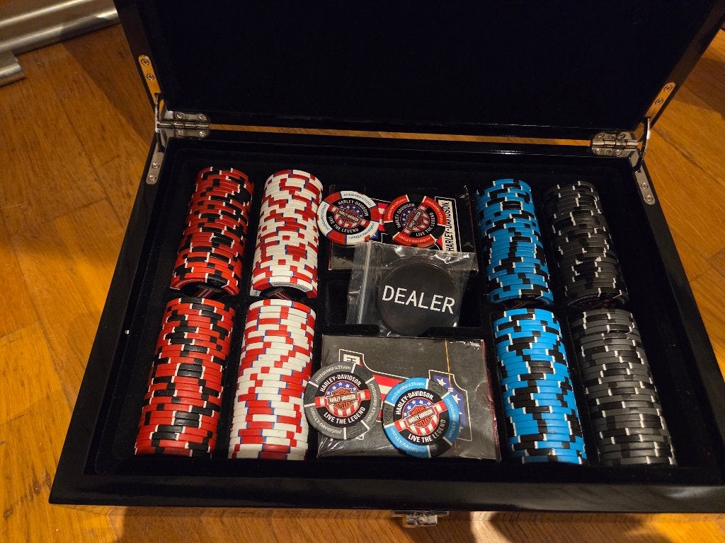 Harley Davidson Poker Set, Ophalen of Verzenden, Nieuw