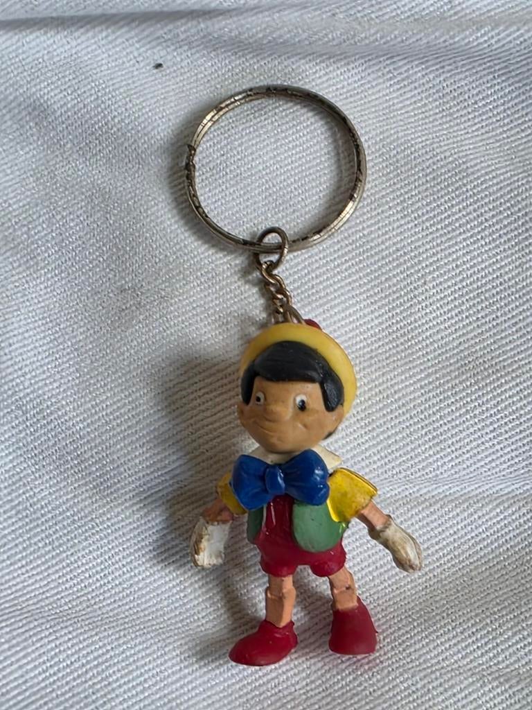 Vintage Pinocchio sleutelhanger uit de jaren 60/70. Kijk naa, Verzamelen