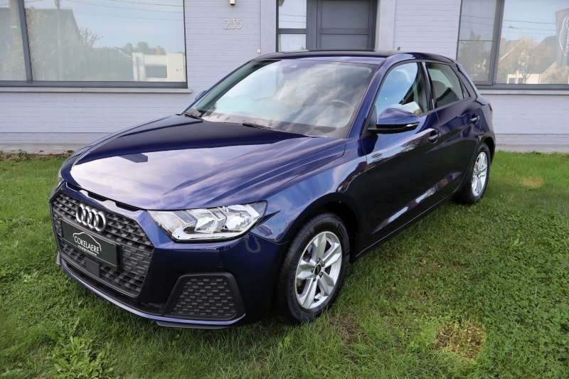 Audi A1 Sportback TFSi Navi/Cruise/Bluetooth/CarPlay/AutAirc, Auto's, Voorwielaandrijving, Stof, A1, Blauw