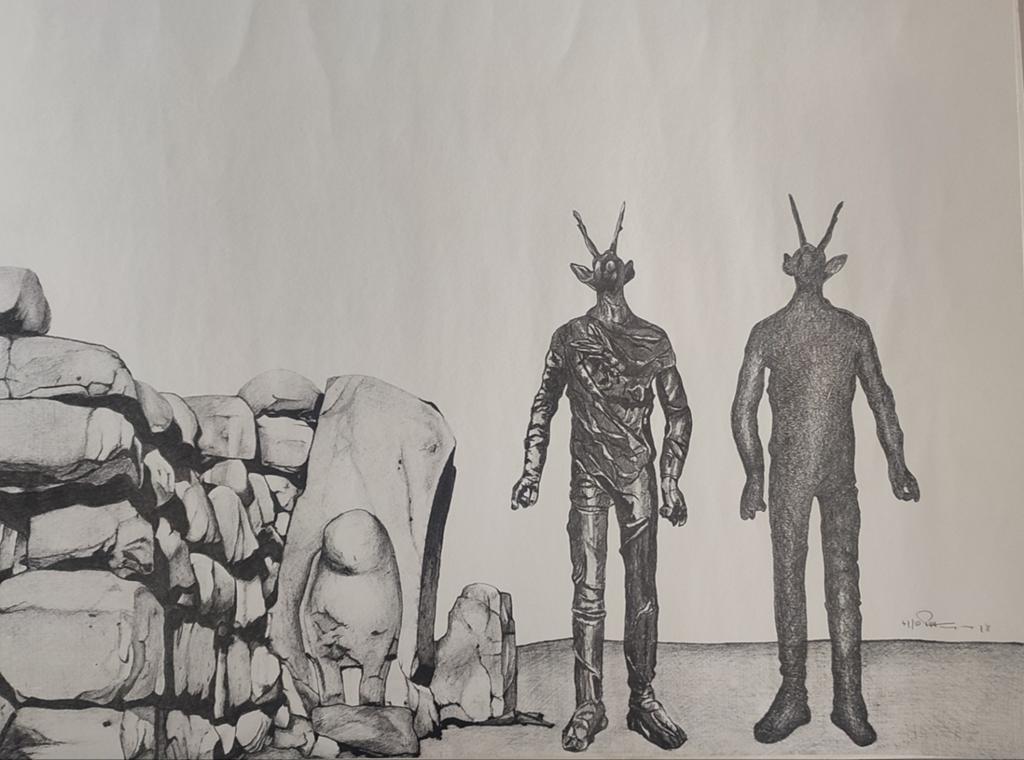 Paul van Hoeydonck 'The Vistors', Ophalen