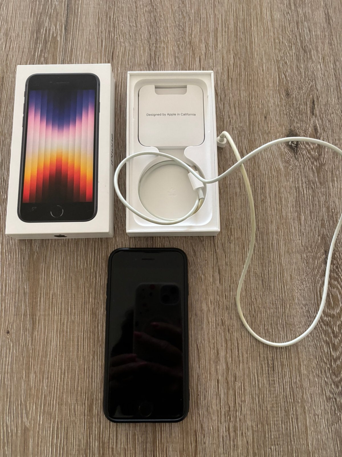 Apple iphone SE 5G 64 GB Midnight, Telecommunicatie, Mobiele telefoons | Apple iPhone, Ophalen of Verzenden, Zo goed als nieuw
