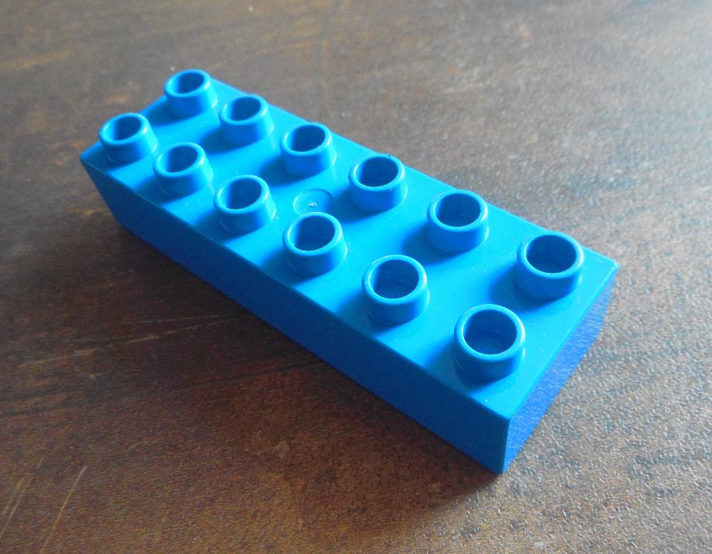Lego Duplo Brick 2x6 (zie foto's) 2, Verzenden, Gebruikt, Losse stenen, Duplo