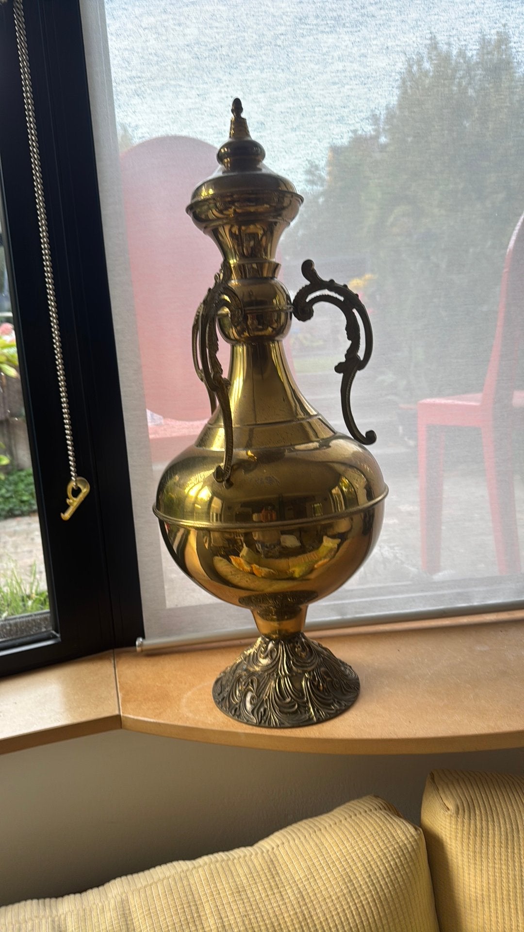 Vase ancien en cuivre, Enlèvement, Cuivre