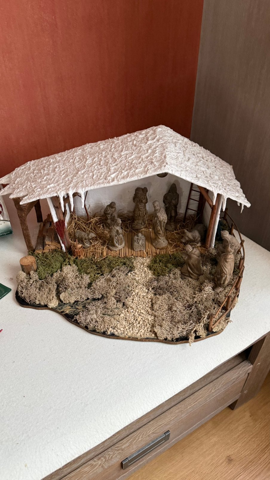 Kerstgerief, Ophalen, Gebruikt